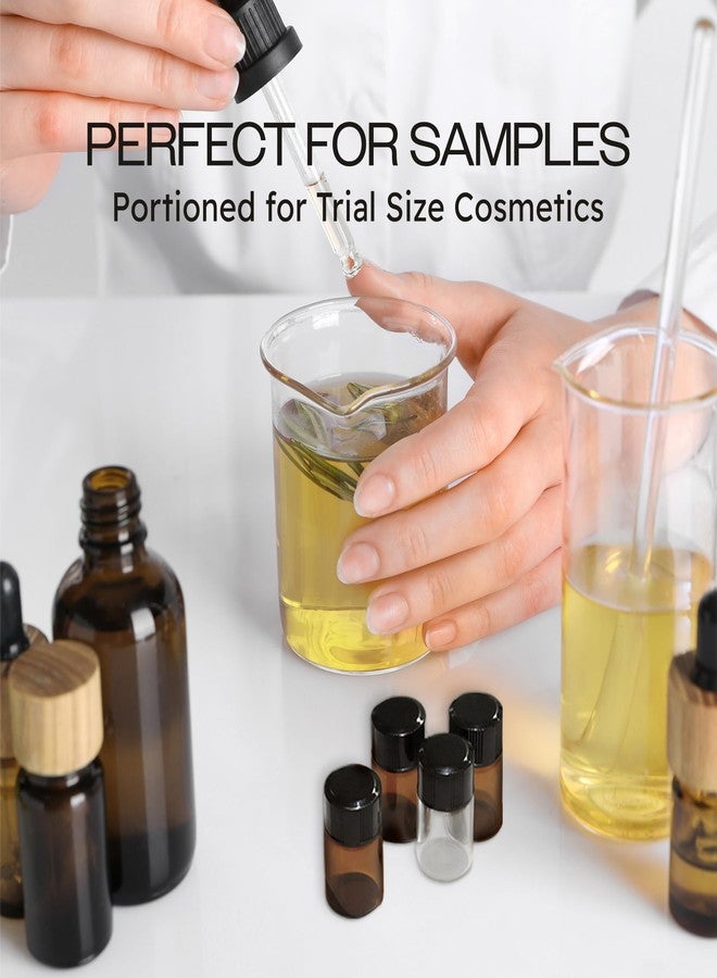 Beauticom 2ML Clear Glass Vial 12 Pieces with Orifice Reducer and Dropper Top - Image 5